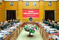 Meeting reviews preparations for 12th Military Party Congress